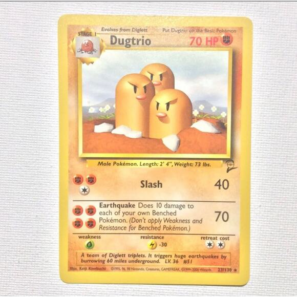 Dugtrio‎ Pokemon Card - Picture 1 of 2